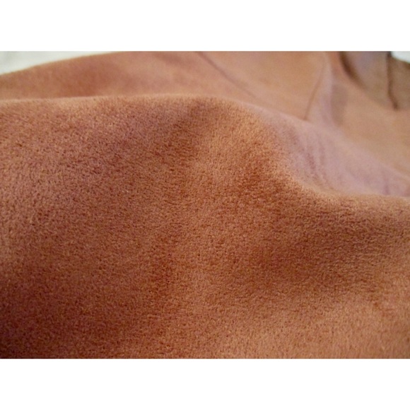 BCBGMaxAzria Cladiana Peplum Top Faux Suede NWT!! - Picture 6 of 9